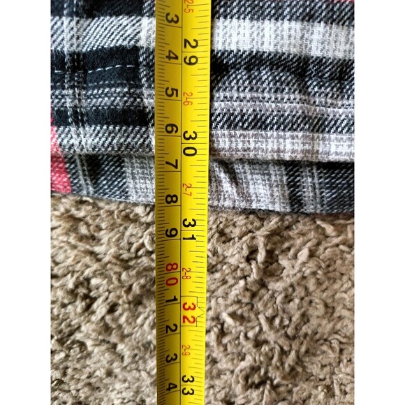 Red Head Flannel Jacket Quilted Red Plaid Men's XL Hooded Full Zip Pockets - Picture 11 of 11